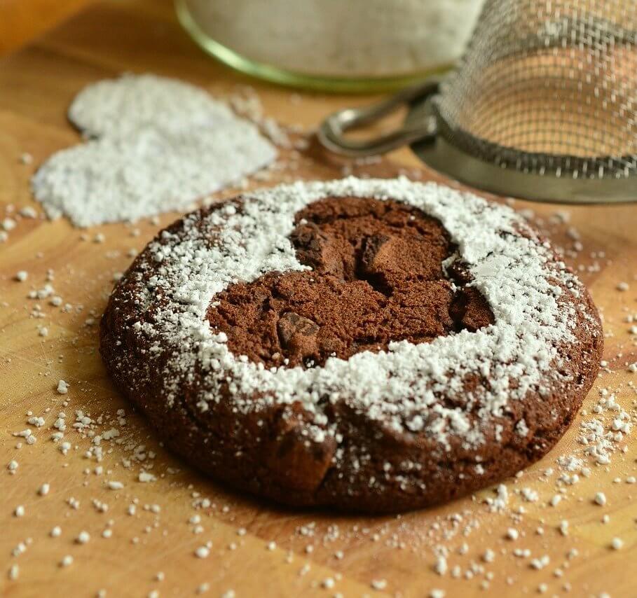 Tortino cacao e zucchero