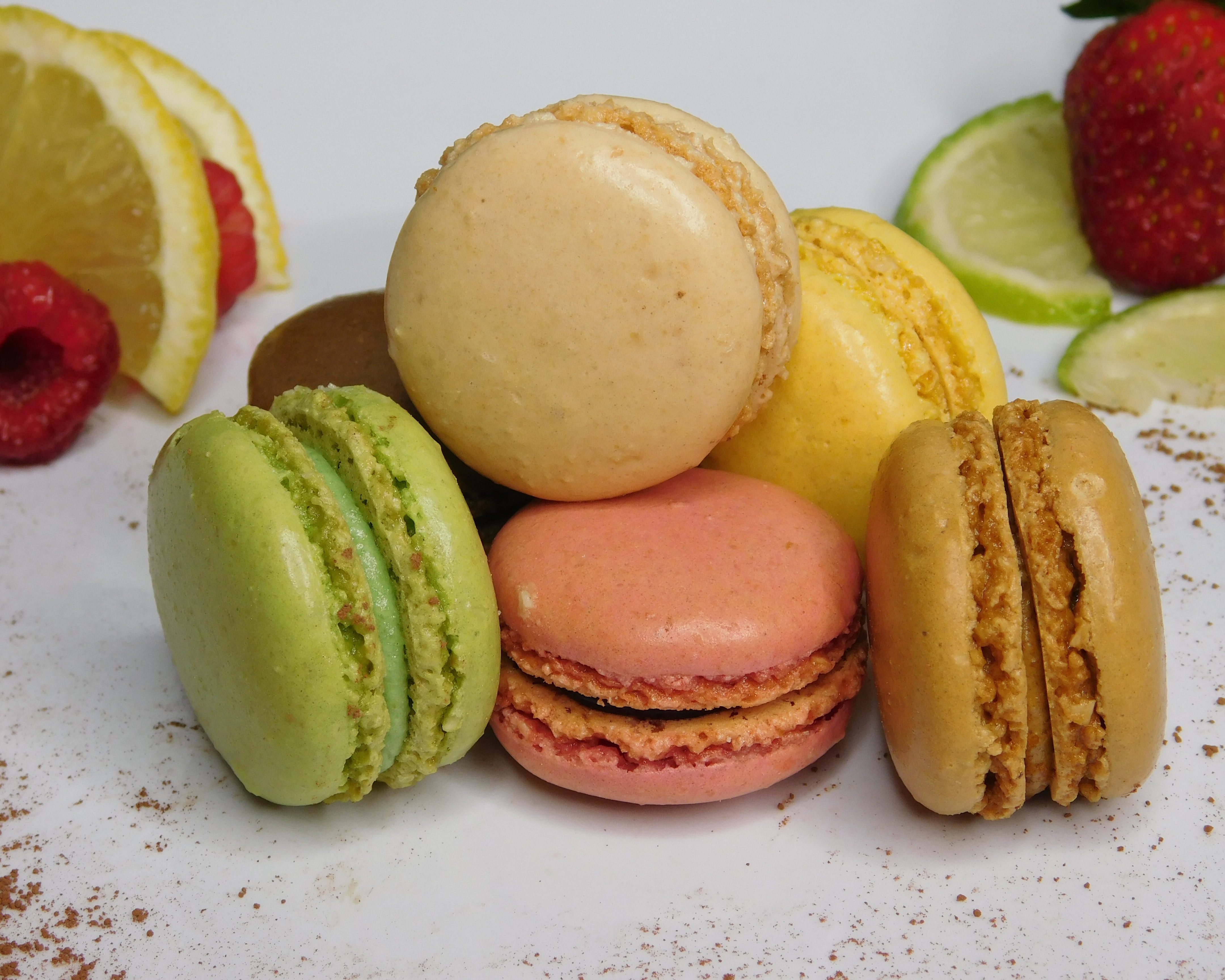 macarons amarillos